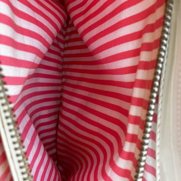 đź’ŻAuthentic Kate Spade Quinn Embossed Ace of Spades Cream Tote Bag Satchel - Picture 11 of 11